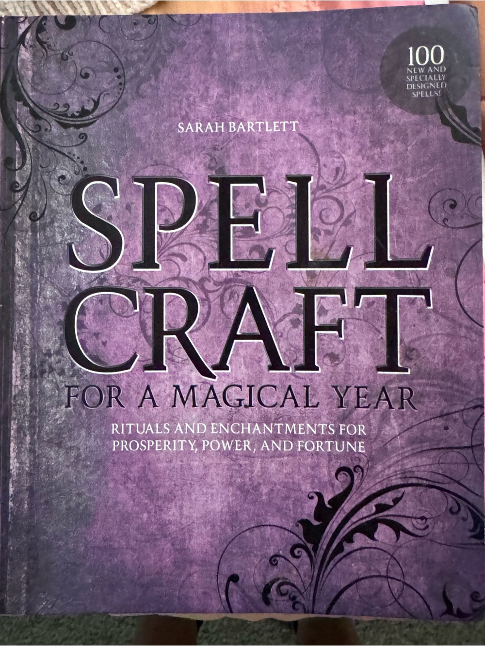 Spellcraft for a Magical Year by Sarah Bartlett - Purple Cover